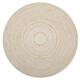 Ručne viazaný kusový koberec Cirra J-50 Natural kruh