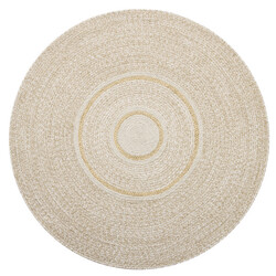 Ručne viazaný kusový koberec Cirra J-50 Natural kruh