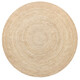 Ručne viazaný kusový koberec Rhea J-11 Natural kruh