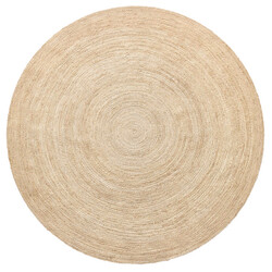 Ručne viazaný kusový koberec Rhea J-11 Natural kruh