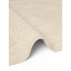 Kusový koberec Jute Braided 106007 Ivory ovál