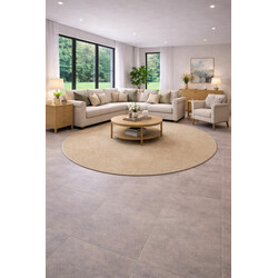 Kusový koberec Eton béžový 70 kruh