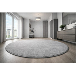 Kusový koberec Eton sivý 73 kruh