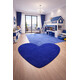 Kusový koberec Eton modrý srdce