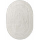 Kusový koberec Jute Braided 106321 White ovál