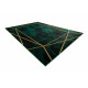 Kusový koberec Emerald geometric 1022 green and gold