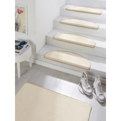 Sada 15ks nášľapov na schody: Fancy 103003 béžové, samolepiaci