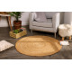 Kusový koberec Lola natur kruh