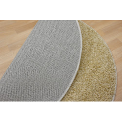 AKCE: 120x120 (průměr) kruh cm Kusový koberec Color shaggy béžový kruh