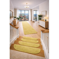 Nášľapy na schody Eton zelený polkruh, samolepiaci