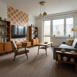 Metrážny koberec Balance 92 hnedý