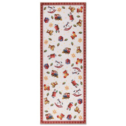 DOPREDAJ: 80x200 cm Běhoun Villeroy & Boch Toy's delight s potiskem 106192 Red, Multicolor