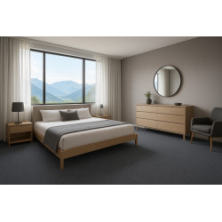 AKCIA: 100x410 cm Koberec metráž Astra šedá - neúčtujeme odrezky z role - obšitý zo všetkých strán