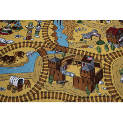 Detský metrážny koberec Western