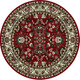 Kusový koberec TEHERAN T-117 red kruh