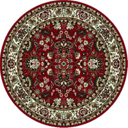 Kusový koberec TEHERAN T-117 red kruh