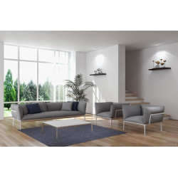 Kusový koberec Astra sivá štvorec