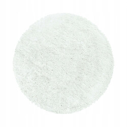 Kusový koberec Fluffy Shaggy 3500 white kruh