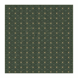 Kusový koberec Udinese zelený štvorec