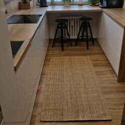 Kusový koberec Bouclé Jute 105974 Natural Golden