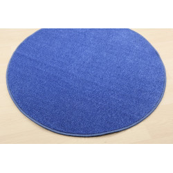 AKCE: 80x80 (průměr) kruh cm Kusový koberec Eton modrý 82 kruh