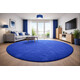 Kusový koberec Eton modrý 82 kruh