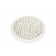 Kusový koberec Berber Syla B752 dots cream kruh