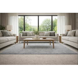 Kusový koberec Eton šedý 73 štvorec