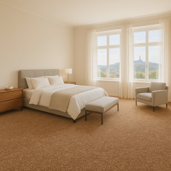 Metrážny koberec Capri medený - neúčtujeme odrezky z role