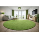 Kusový koberec Eton zelený 41 kruh