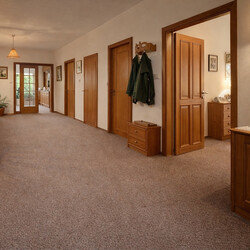 Metrážny koberec Bohemia terakota