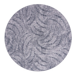 Kusový koberec Scroll šedý kruh