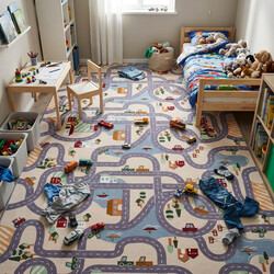 Detský metrážny koberec Scanroad 39 - neúčtujeme odrezky z role