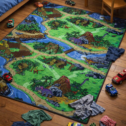 Detský kusový koberec Dino