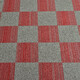 Kobercový štvorec Coral Lines 60380-50 červeno-šedý
