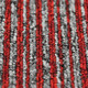 Kobercový štvorec Coral Lines 60380-50 červeno-šedý