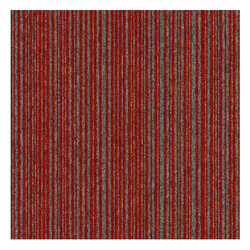 Kobercový štvorec Coral Lines 60380-50 červeno-šedý 50 x 50 cm