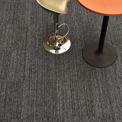 Kobercový štvorec Coral Lines 60345-50 šedo-čierny 50 x 50 cm