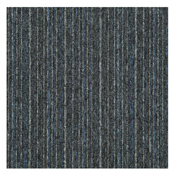 Kobercový štvorec Sonar Lines 4578 čiernomodrý 50 x 50 cm
