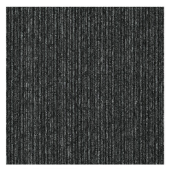 Kobercový štvorec Sonar Lines 4178 čierny 50 x 50 cm