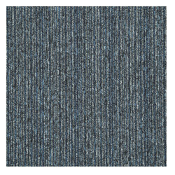 Kobercový štvorec Sonar Lines 4183 modrošedý 50 x 50 cm