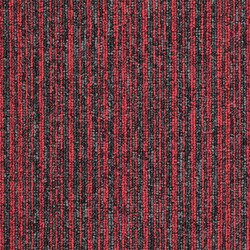 Kobercový štvorec Sonar Lines 4120 červený 50 x 50 cm