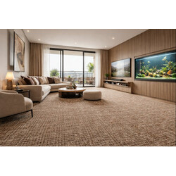 Koberec metráž Optik 15 Hnedý