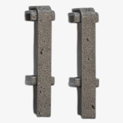 Soklová lišta SPC RIGID Nice grey 2 m