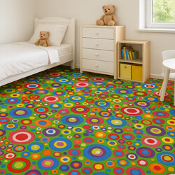 AKCE: 150x150 cm Dětský metrážový koberec Candy 24