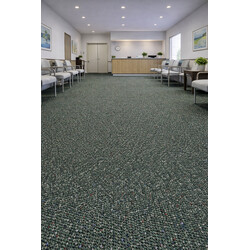 Metrážový koberec New Techno 3547 zelené, zátěžový