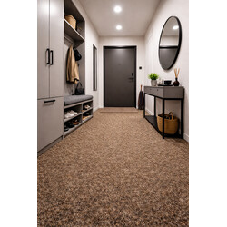 Metrážny koberec Lindau 80 Hnedý, záťažový