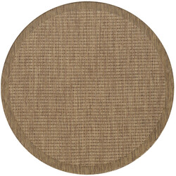 Kusový koberec Giza 1410 Brown kruh