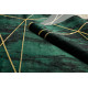 Kusový koberec Emerald geometric 1022 green and gold