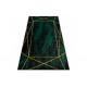 Kusový koberec Emerald geometric 1022 green and gold